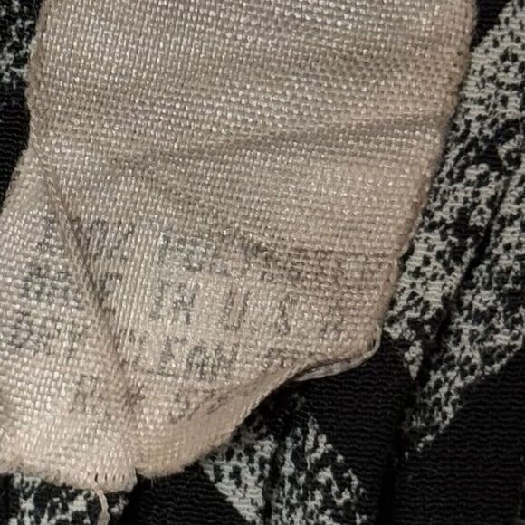 Adrienne Vittadini Sport Vintage Maxi Skirt Maxi Geometric Snake Look Plated USA - Picture 8 of 11